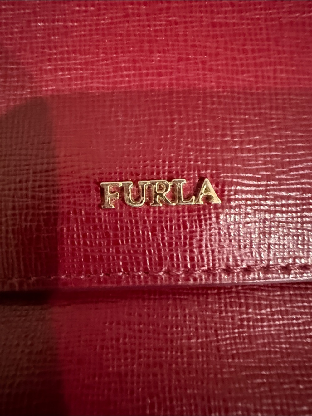 Furla Riva 2 in 1 Separable Wallet & Crossbody Bag Deep Raspberry Pink - Picture 7 of 12